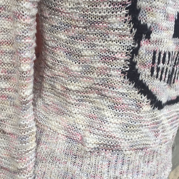 Pastel Knit goth skull sweater size loose Small - Picture 4 of 8